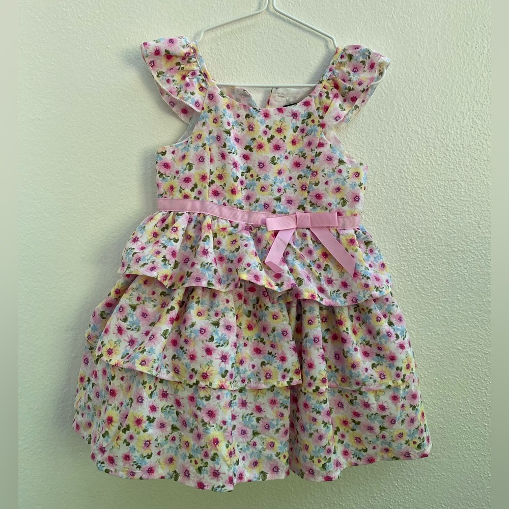 BUNDLE only! -- pink & violet • floral dress